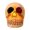 C, variant on C Halloween Resin Skull Lamp Decorative Candle Lamp Scary Skull Prop For Restaurant And Bedroom Decor