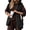 Black, variant on Womens Puffer Vest Full Zipper Hooded Long Quilted Jackets Sleeveless Winter Warm Coat Outerwear