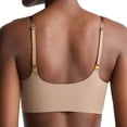thumbnail image 2 of Calvin Klein Invisibles Comfort Lightly Lined Triangle Bralette QF5753 Color: Deep Mauve Size: LARGE, 2 of 4