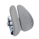thumbnail image 1 of Soporte Lumbar Soporte Para Respaldo De Silla Malla Extraíble Transpirable Cojín Para Respaldo De Silla Relajante Ajustable Ergonómico Para Computadora De Coche De Oficina, Silla Para Juegos(gris), 1 of 5
