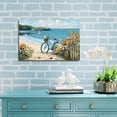 thumbnail image 5 of Beach Canvas Wall Art Coast Theme Wall Decor Ocean Picture Print, Relaxing Seascape Artwork, 5 of 7
