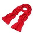thumbnail image 2 of Premium Long Fine Knit Solid Color Warm Winter Scarf, 2 of 3
