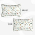 thumbnail image 3 of Haiem Pillowcase for Hair and Skin Queen - Cartoon House Printed Soft Pillowcase with Envelope Closure-14"x20", 3 of 8