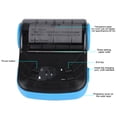 thumbnail image 4 of Portable Printer Thermal Printer Indicator Light Low Noise Supermarkets For Major Industries, 4 of 8