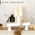 thumbnail image 5 of EOSAHR Decorative Wood Riser for Home Decor : Farmhouse Pedestal Stand for Display and Rustic Soap Holder for Sink Organizer - Retro Display Tray for Your Home, Livingroom, Bathroom,and Kitchen, 5 of 6