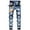 Blue928-1, variant on Ginsiom Mens Jeans Slim Fit Stretch Skinny Straight Leg Denim Pants
