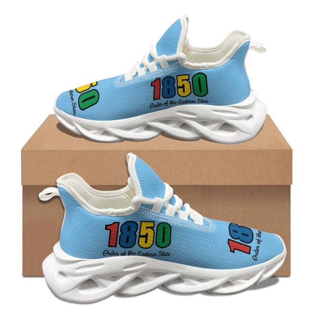 Lovely Numbers Pattern Woman Wear-Resistant Lightweight Mesh Shoes Brand Design Breathable Comfortable Sneaker Tenis Masculino