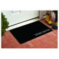 thumbnail image 2 of Collins Black Pastel Welcome Doormat, 24" x 36", 2 of 4
