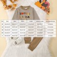 thumbnail image 3 of KPOPLK Boy Clothes Winter Toddler Baby Boy Outfit Knit Sweatshirt Top Pants 2Pcs Set 6 9 12 18 24 Months 2T 3T Little Boys Fall Winter Warm Clothes Khaki Size 2-3 Years, 3 of 9