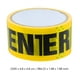 thumbnail image 2 of BRIGHTFUFU 1 rollo NO ENTRAR Cinta de seguridad Etiqueta autoadhesiva segura Cinta de advertencia Cinta adhesiva para paredes Pisos Pisos (Amarillo), 2 of 7