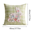 thumbnail image 3 of Easter Rabbits Mushrooms Embroidered Cushion Cover Living Room Bed Sofa Cushion Cover, 3 of 6