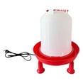 thumbnail image 2 of 3L Heated Chicken Waterer for Winter Hanging Chicken Waterer with Heater 100W Heated Poultry Waterer, 2 of 7