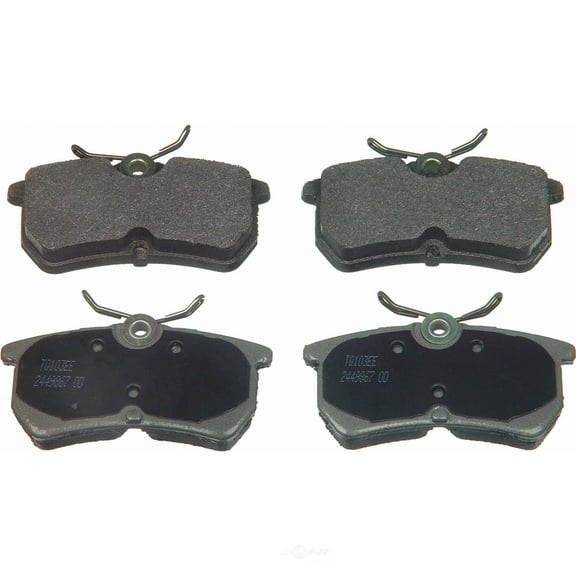 Disc Brake Pad Set Fits select: 2000-2007 FORD FOCUS, 2014-2019 FORD FIESTA