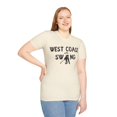 thumbnail image 6 of West Coast Swing Dancing Couple WCS Dancer Unisex Softstyle T-Shirt, 6 of 7