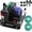 Black(2.010pcs), variant on SporGain Lawn Mower Blade Sharpener, 3000RPM Brushless Motor, 7" Ceramic Wheel, Adjustable Speed, 70 Sanding Discs, 3pcs