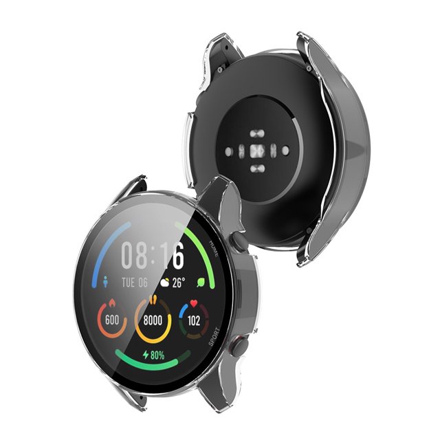 Protector Film Skin Watch Case para Mi Watch Color Sport (Blanco transparente)