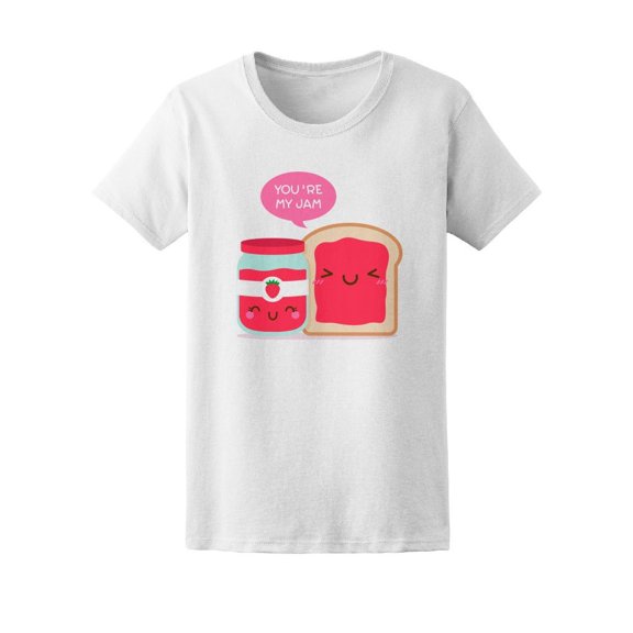 Cute Bread And Jam With Quote ?you?re My Jam? For Valentine?s Day Card