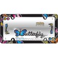 thumbnail image 3 of Cruiser Accessories 23053 Butterfly License Plate Frame, Chrome w/Fastener caps, 3 of 3