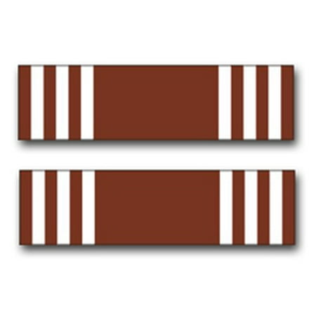 Good Conduct Medal Ribbon - 3.8 Inch Army Good Conduct Medal Ribbon Vinyl Transfer Decal