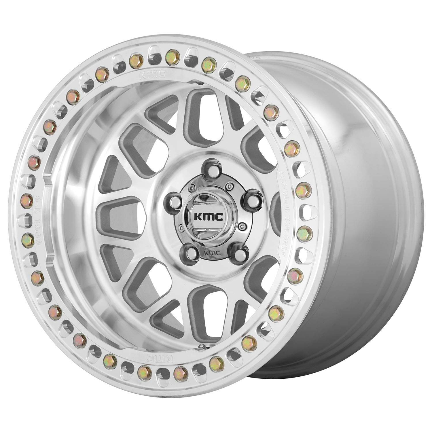 Kmc grenade crawl 17x9 8x165.1 38et 125.50mm machined wheel Walmart