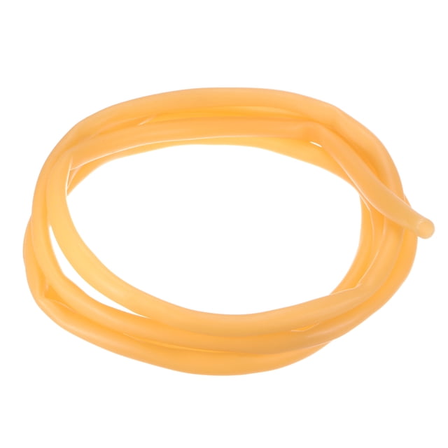 Tubo de goma de látex natural de 3 metros de longitud, manguera de tubo de goma de 10x14mm (IDxOD), amarillo