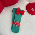 thumbnail image 2 of FhsagQ Chaussettes Grande Taille pour Hommes 5X Noël Dessin Animé Velours Corail Mi-Tube Chaussettes Chaudes Épaisses Rouges Chaussettes Hommes Mamelon Exposé Chaussettes pour Hommes Rehausseur Soutien-Gorge Sans Entrejambe Rouge Melon D\'eau Taille Unique, 2 of 6