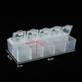 thumbnail image 4 of Lefu Boîte de Rangement en Plastique à 10 Compartiments avec Porte-Vis, Étui Organisateur, Contenant, 4 of 9