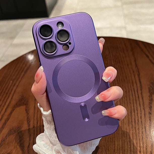 Funda De Silicona Suave Magnética De Lujo Para iPhone 14 13 11 Pro Max Mate A Prueba De Golpes Gao Jiahui unisex