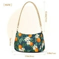 thumbnail image 3 of FORMRS Womens Shoulder Bag with Chain Strap Clutch Purse Cute Tote Handbag, Orange Fruit, 3 of 7
