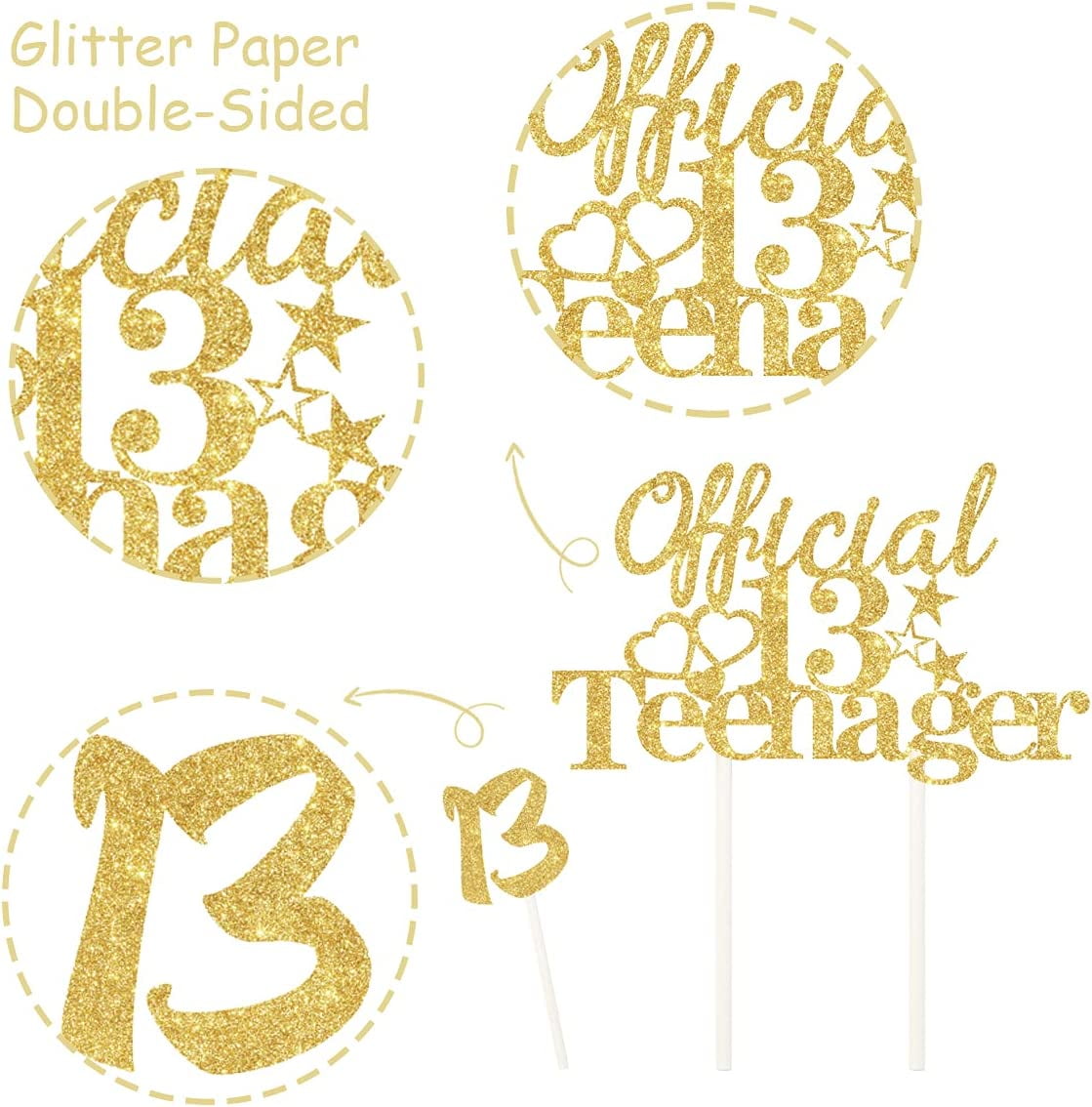 13 Official Teenager - DIY Cake Topper Graphic by V Design Market ·  Creative Fabrica