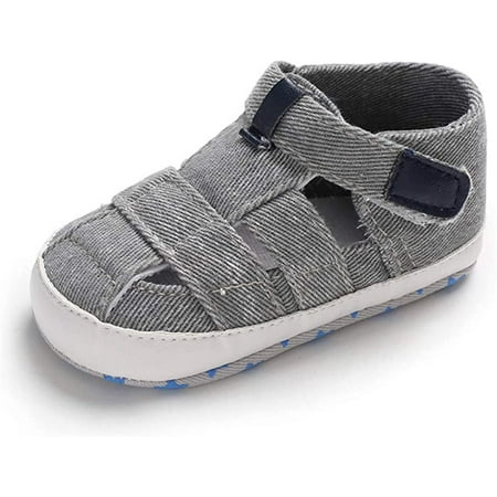 

Isbasic Infant Baby Boys Girls Summer Beach Sandals Breathable Athletic Anti-slip Soft Sole Newborn First Walker Crib Shoes
