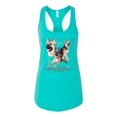 thumbnail image 2 of If It's Not a German Shepherd It's Just a Dog Gift | Womens Dog Lover Jersey Racerback Tank Top, Tahiti Blue, Medium, 2 of 3