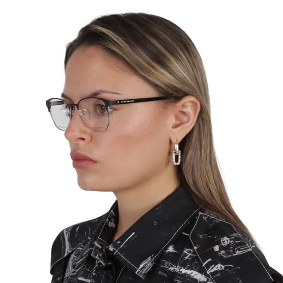 Tommy Hilfiger 1749 Full Rim Cat Eye/Butterfly Matte Black Eyeglasses