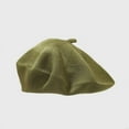 thumbnail image 3 of SikaFu Autumn Solid Color Cotton Beret Painter Hat Octagonal Cap for Women and Girl 04, 3 of 6