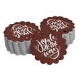 thumbnail image 1 of Inkdotpot Silver Foil Paper Hang Tags Jingle All The Way Christmas Favor Tags 50 Pieces, 1 of 6
