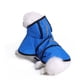 thumbnail image 5 of Chubasquero para perro, chubasquero extra grande con capucha para perro con rayas reflectantes 100% impermeable para perro (azul-S) brillar Electrónica, 5 of 5