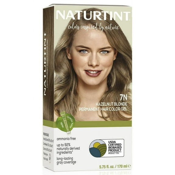 Naturtint 7N- Hazelnut Blonde Permanent Hair Colorant - 5.28 oz