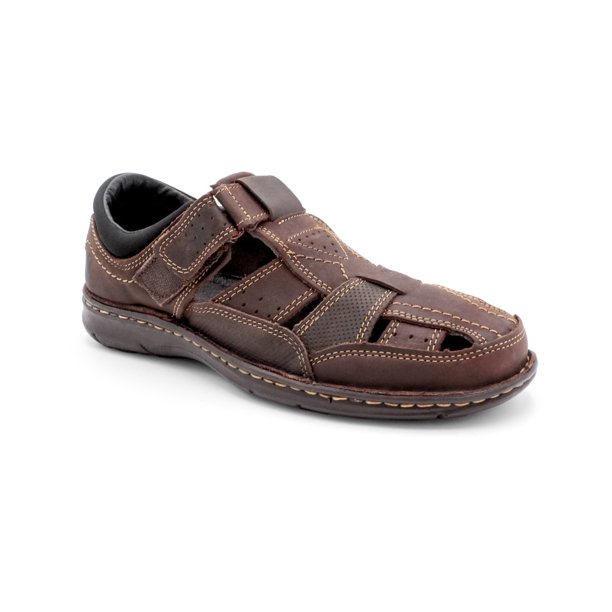 Sandalias casuales Exterior Piel Color Café Para Hombre De RBCOLLECTION