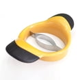 thumbnail image 1 of Rebanador de mango, divisor de mango grande, cortador de mango, herramienta para quitar huesos de mango (rebanador grande, amarillo), 1 of 5