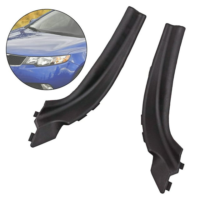 Yimiti 2X Windshield Wiper Cowl Cover Extension Cover Trim L+R For Kia Forte 2010-2013