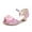 Pink, variant on Quealent Sparkly Girls Dress Shoes Princess Shoes High Heels Peep Toe Low Heel Glitter Toddler Big Kid Wedding Party Blue for Size 3