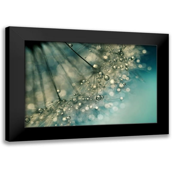 Johnstone, Sharon 14x11 Black Modern Framed Museum Art Print Titled - Indigo Sparkles