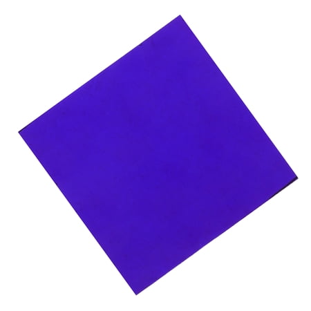 MLINS Blue Cobalt Glass Sheet For Chemistry Experiments Practicable Flame Color Reaction Accessory Robust Glass For School Experiments
