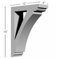 thumbnail image 2 of Ekena Millwork 4"W x 12"D x 16"H Richmond Bracket, 2 of 5