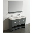 thumbnail image 3 of Design Element Citrus 48" Double Sink Bathroom Vanity Set in Gray, 3 of 9