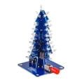 thumbnail image 2 of 3D Christmas Tree DIY Kits, Flashing Assemble Electronics Funny Board, for Practice Learning, Circuit Solder Stem Student - without case, 2 of 8