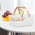 thumbnail image 2 of de almacenamiento de mano, organizador de alimentos de gran capacidad, de , contenedor de alimentos para Blanco SM SunniMix Cesta de almacenamiento para pícnic, 2 of 8