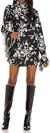 Long Sleeve Cutout Mini Dress Charcoal 