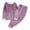 X-Purple, variant on Pajama Set for Women Loose Solid And Winter Underwear Loungewar Thick And Velvet Warm Velvet Long Sleeves Top Pants Pajama Sets