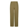 thumbnail image 5 of Sakmal Mens Khaki Pants Golf Big and Tall Straight Leg Slacks Yellow Regular Mens Chino Pants L, 5 of 6